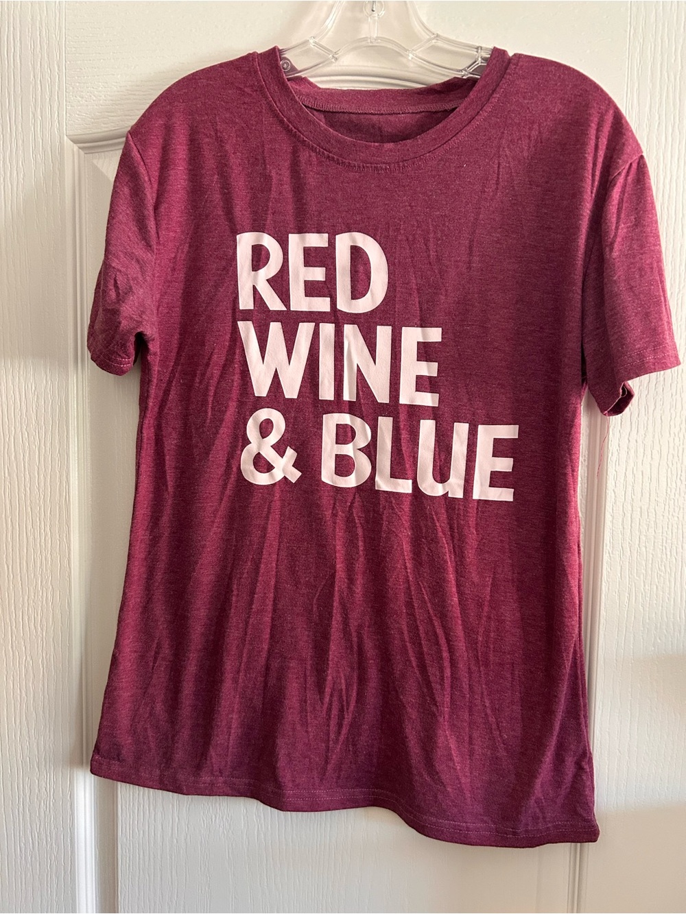 Graphic Short Sleeve Tee - Wine Red